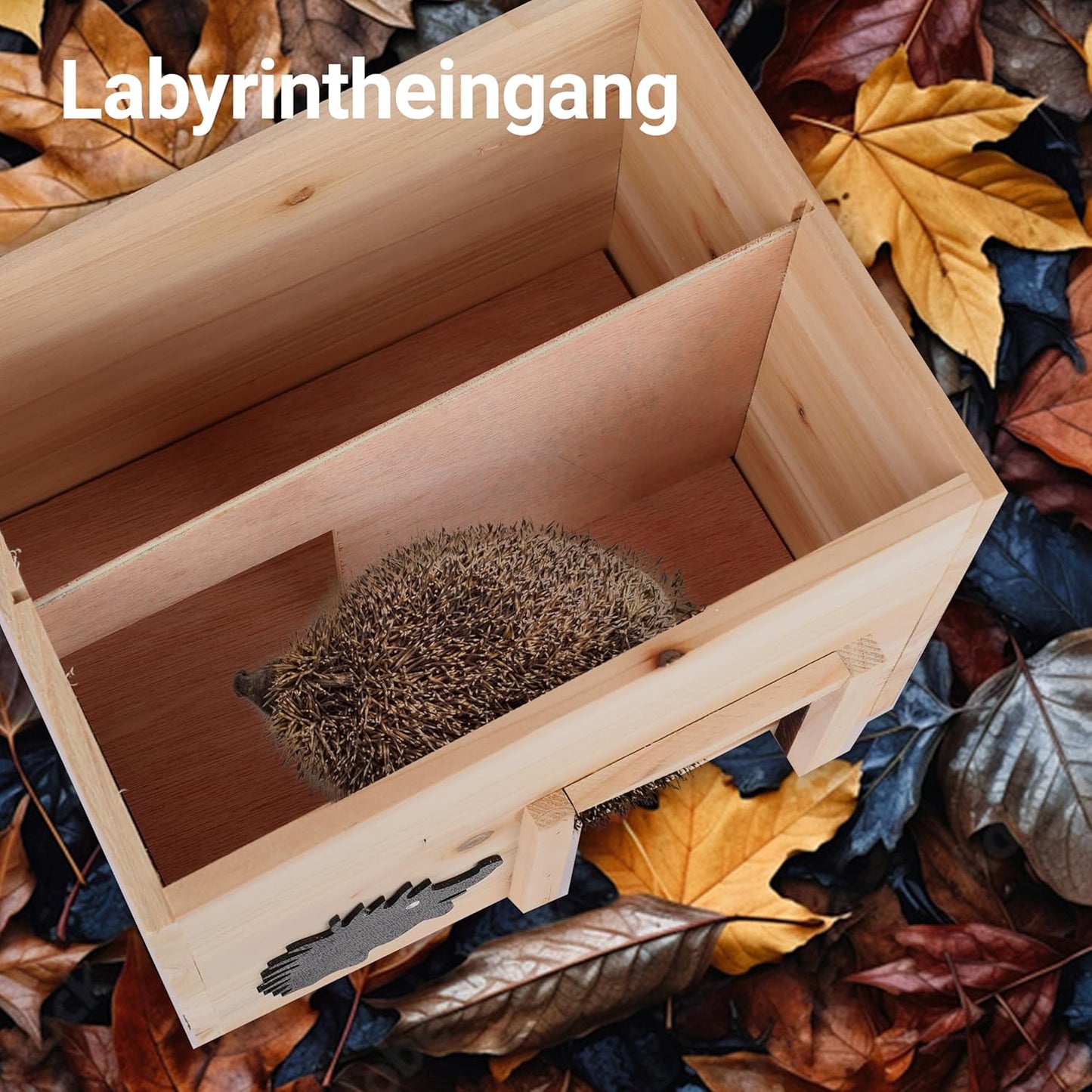 Igelhaus mit Labyrintheingang