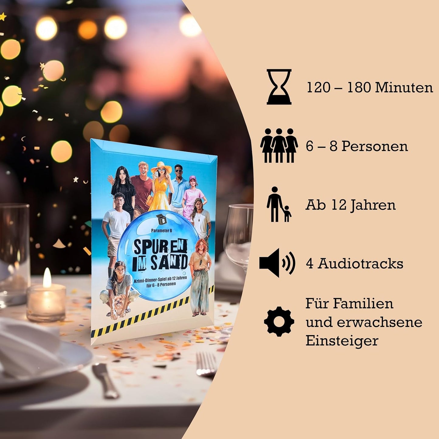 Spuren im Sand - Krimidinner