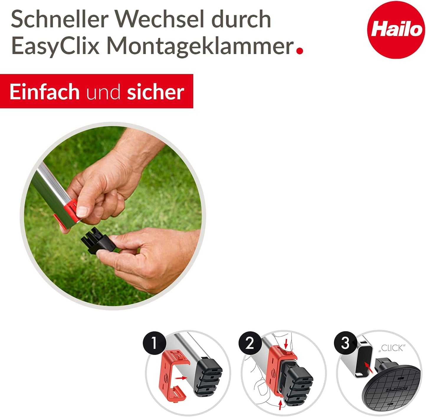 EasyClix Wechselfuss-Set, Garden Single