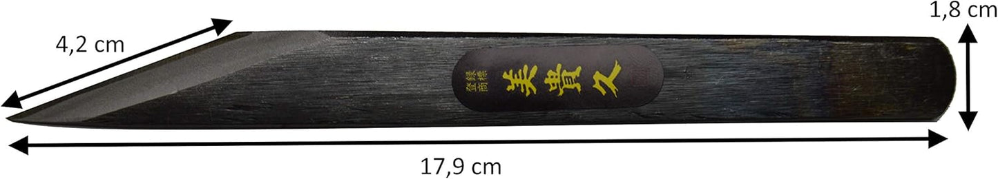 Japananisches Cutter-Messer Kiridashi, 18 mm ; Schwarz