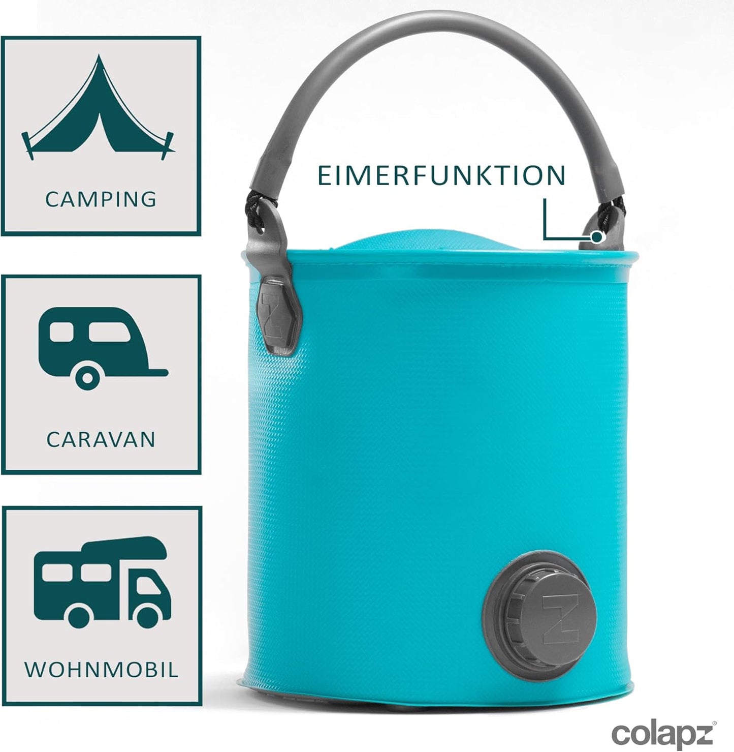 Faltbare Giesskanne & Eimer für Outdoor-Aktivitäten, Blau