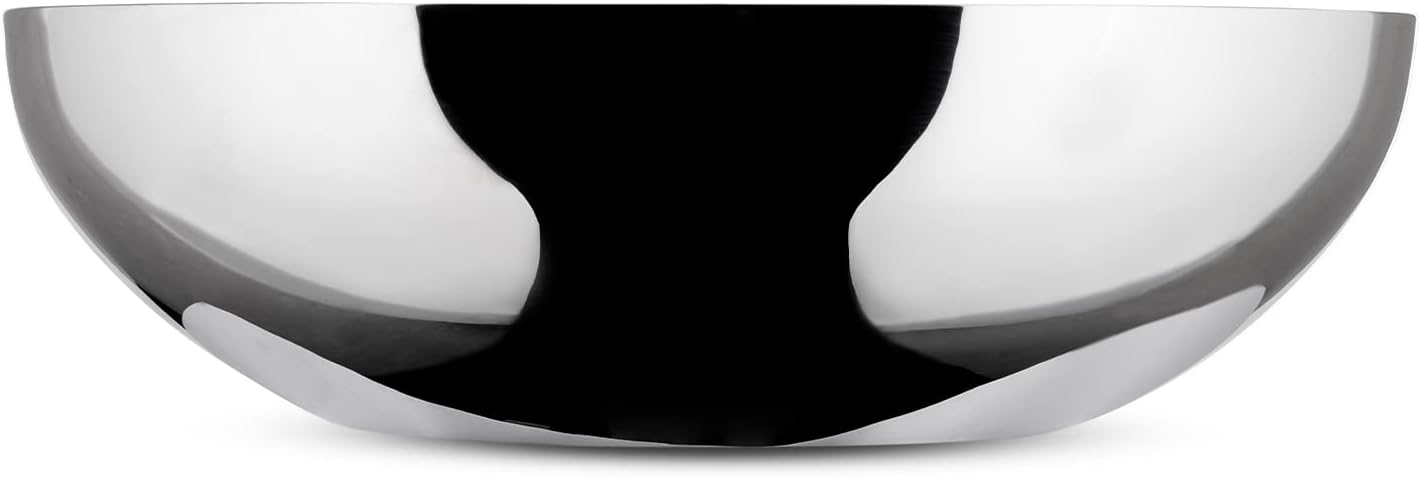 Doppelwandige Edelstahlschale, 8.5 x 34 x 19.5 cm