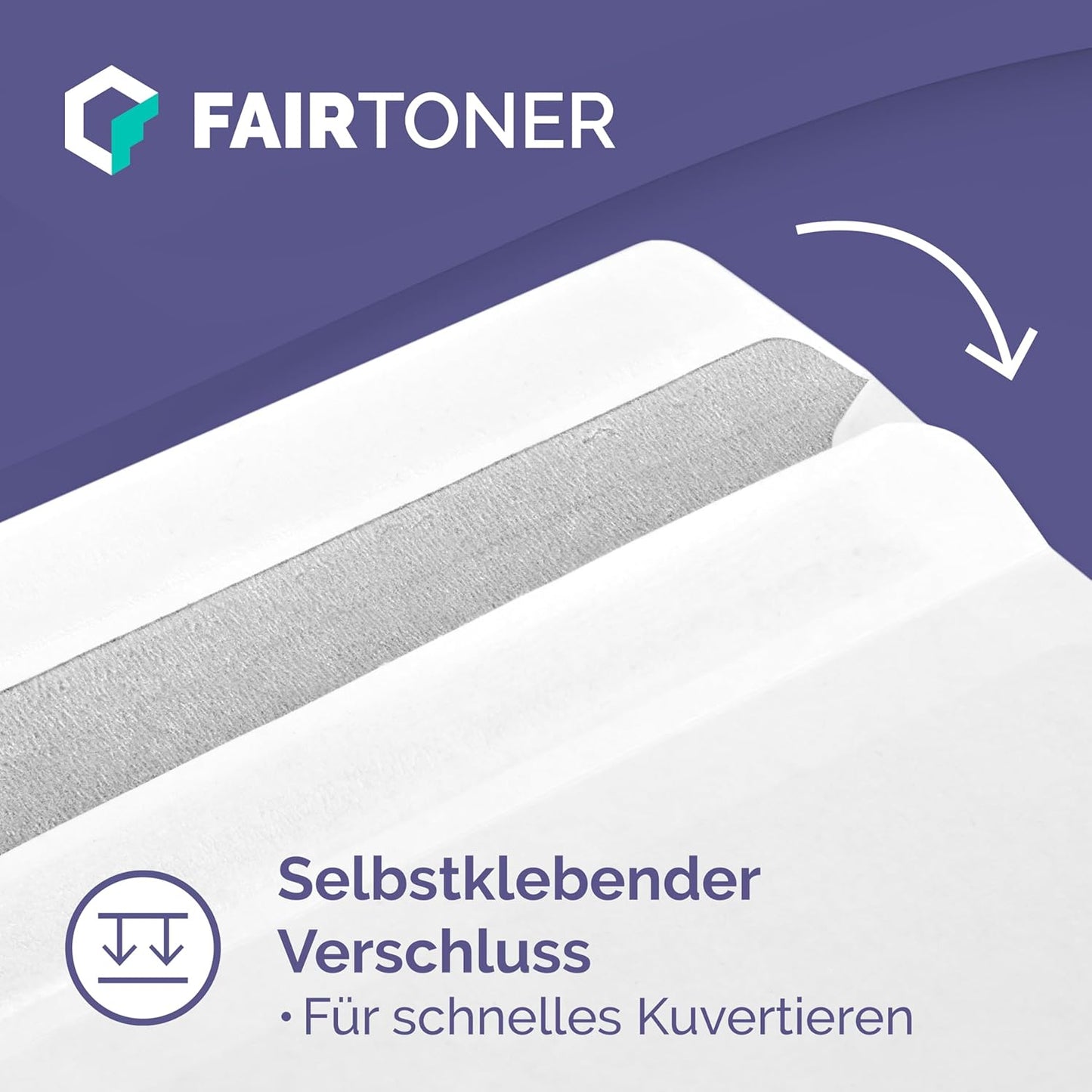 1000x Briefumschläge DIN lang mit Fenster