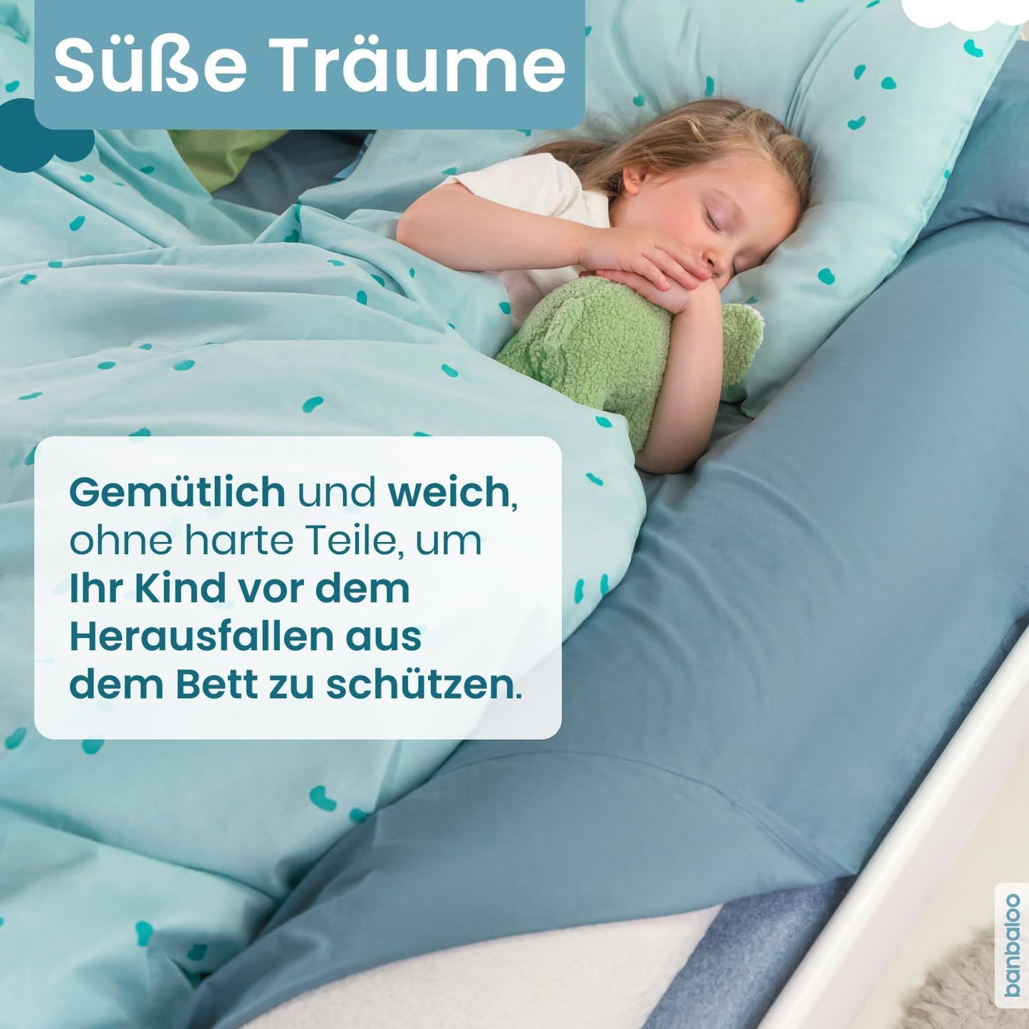 Rausfallschutz für Kinderbett, Klassisch (132cm)