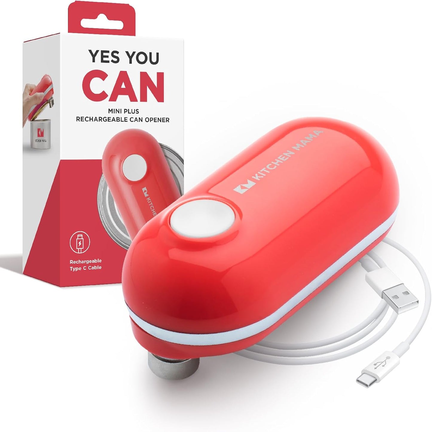 Elektrischer Dosenöffner Mini Plus, Rot