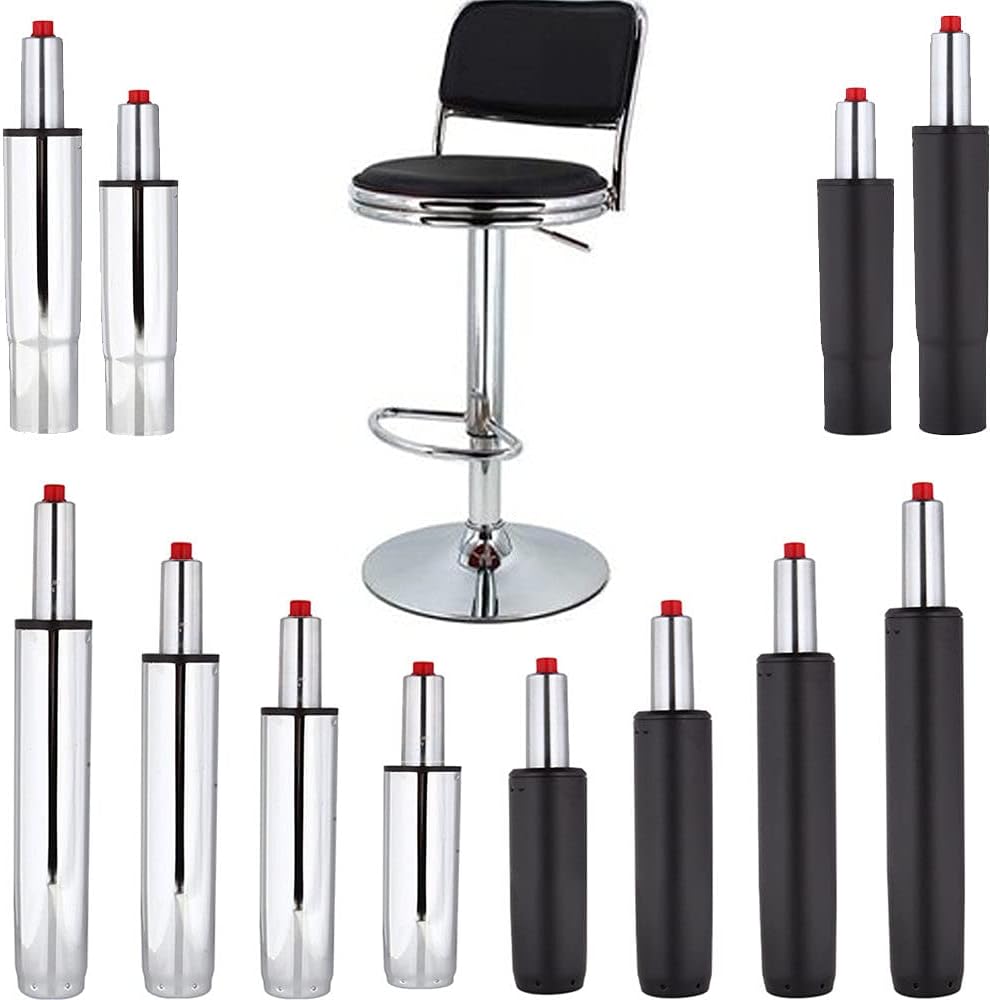 Gasfeder für Bürostuhl, 280mm Chrom