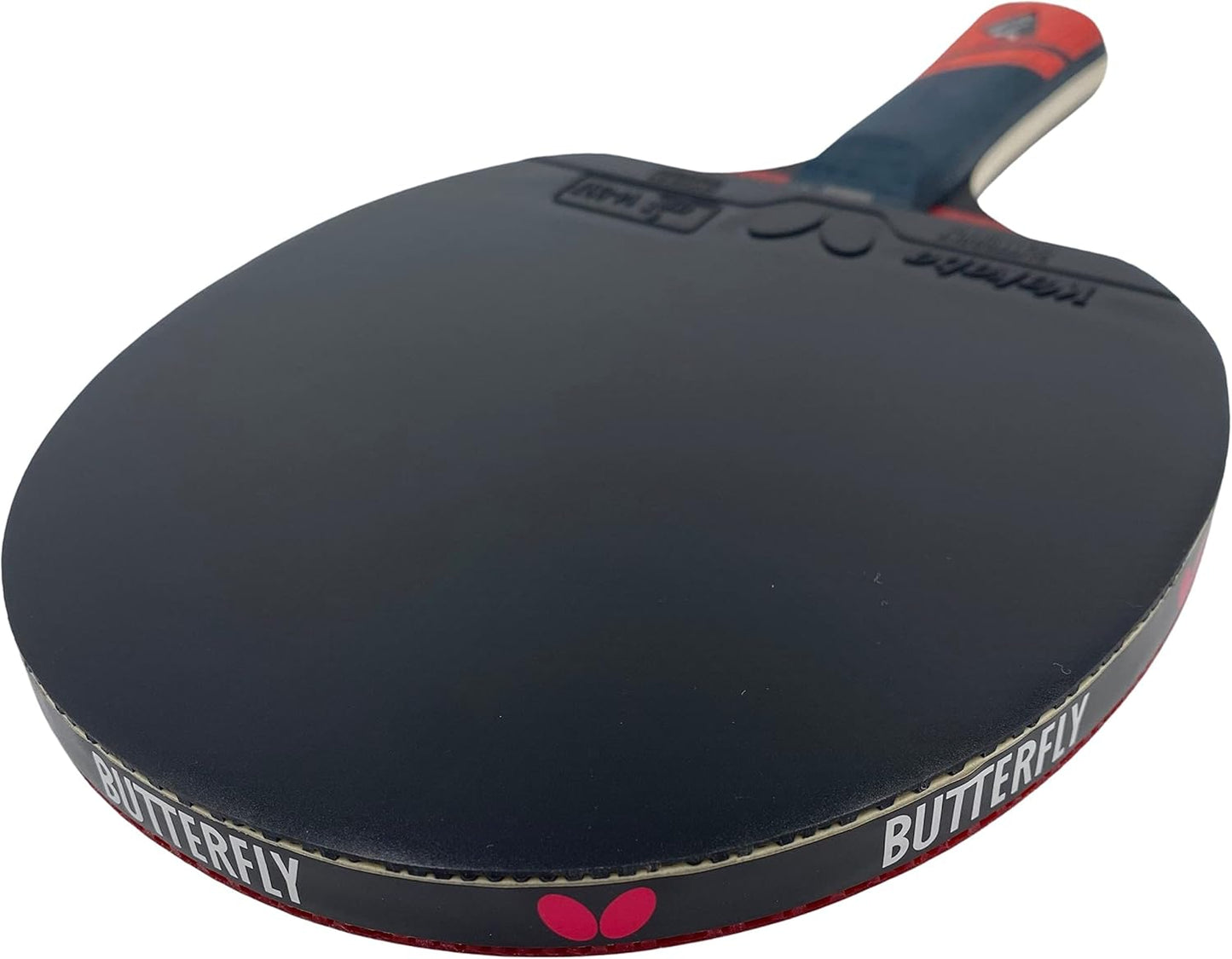 Dimitrij Ovtcharov Black Tischtennisschläger, Bundle mit Case CC1 & 3 Bälle