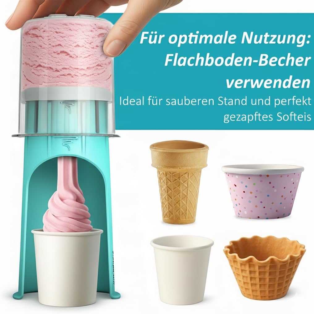 Softeis Maker Zubehör für Ninja Creami NC299EU NC300EU NC301EU, NC500EU, Deluxe NC501EU