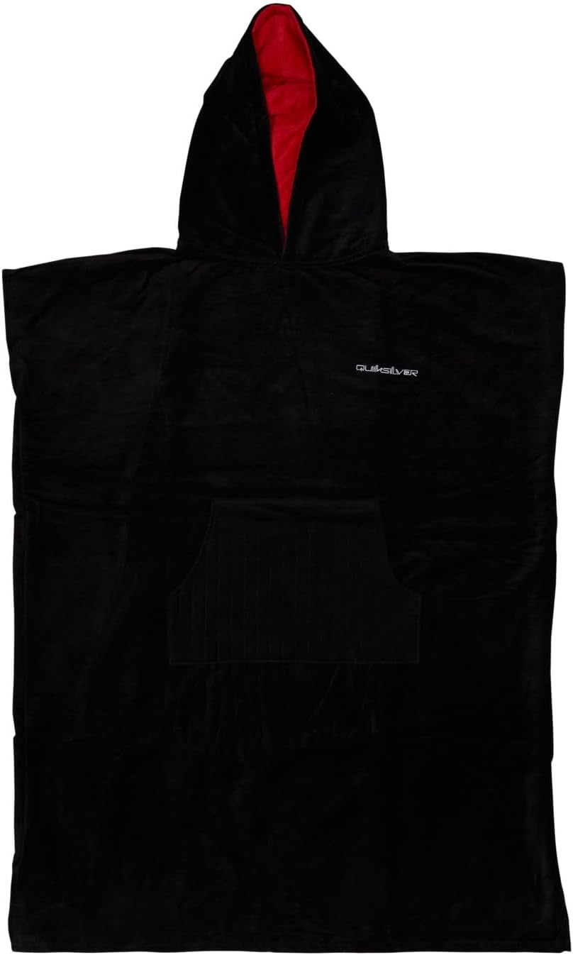 Towel Surf-Poncho, Grey/Black/Black
