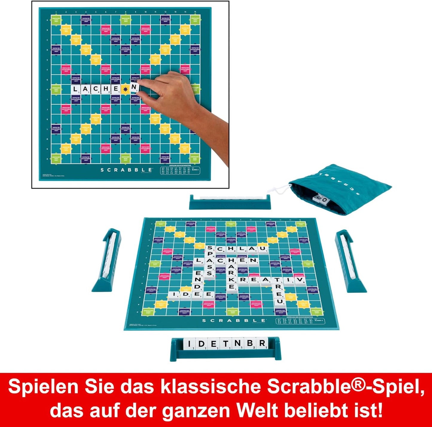 Scrabble Zwei-in-Eins Brettspiel