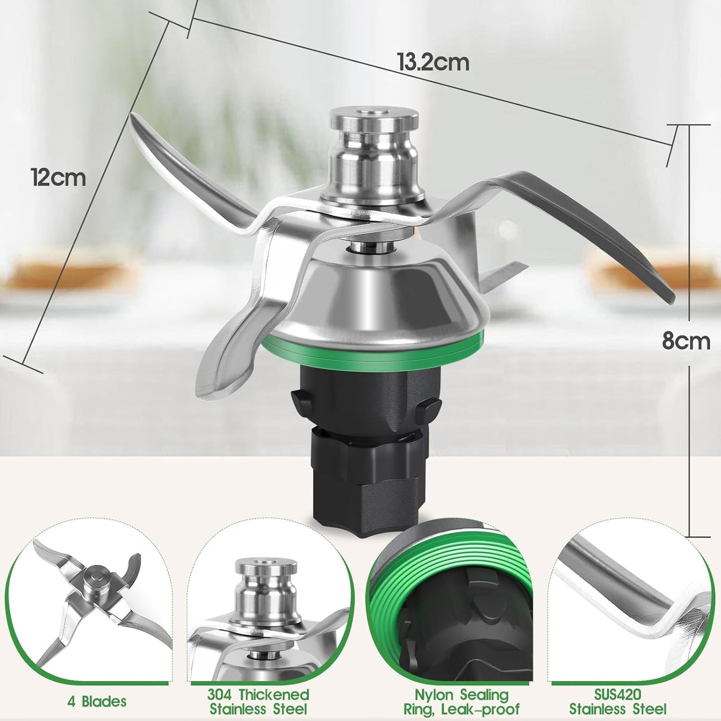 Mixmesser für Thermomix TM5/TM6, Tm5/Tm6