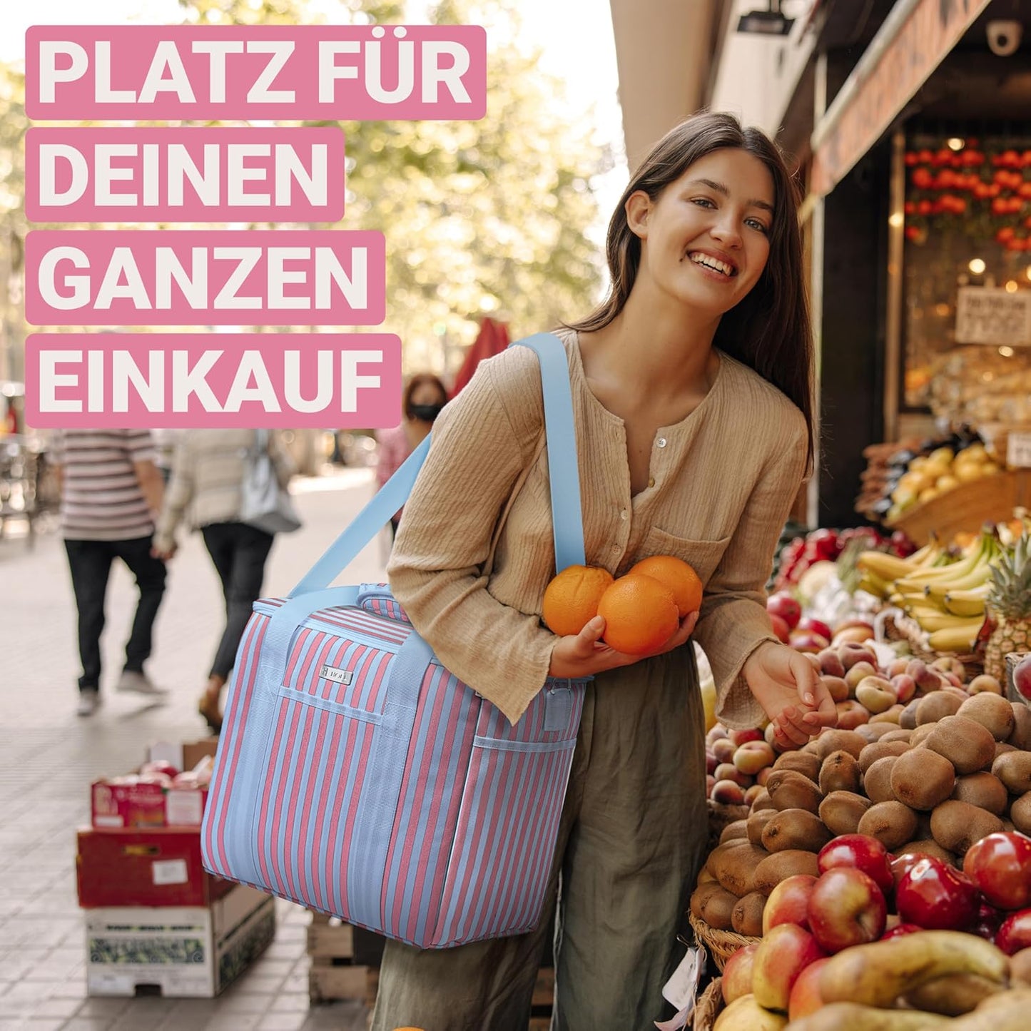 Faltbare Kühltasche, 30L, 30L Candy