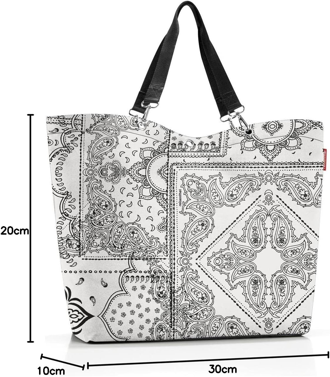 Shopper XL Tasche, Bandana White