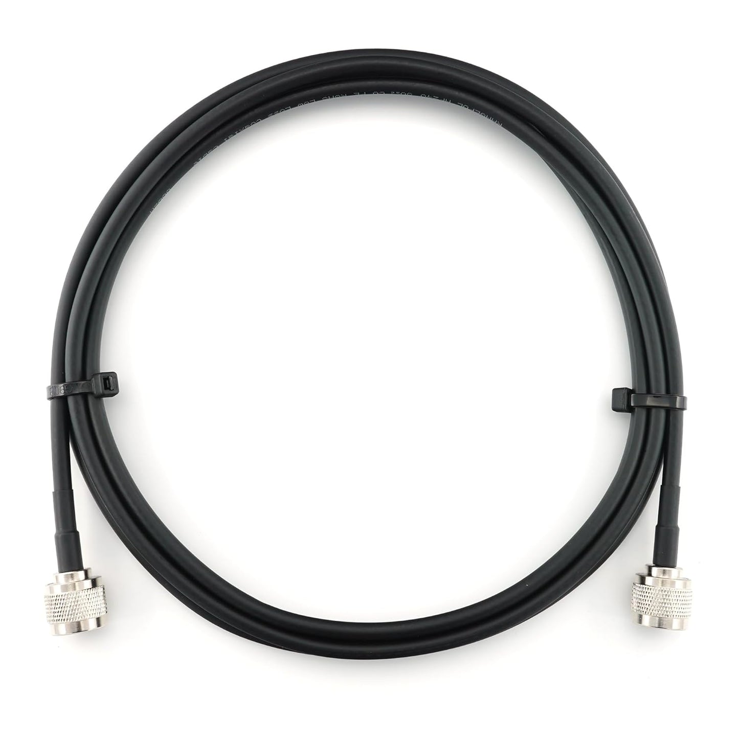 N Stecker Verlängerungskabel für Antennen HF-240 (LMR 240), 3 m N Male / N Male