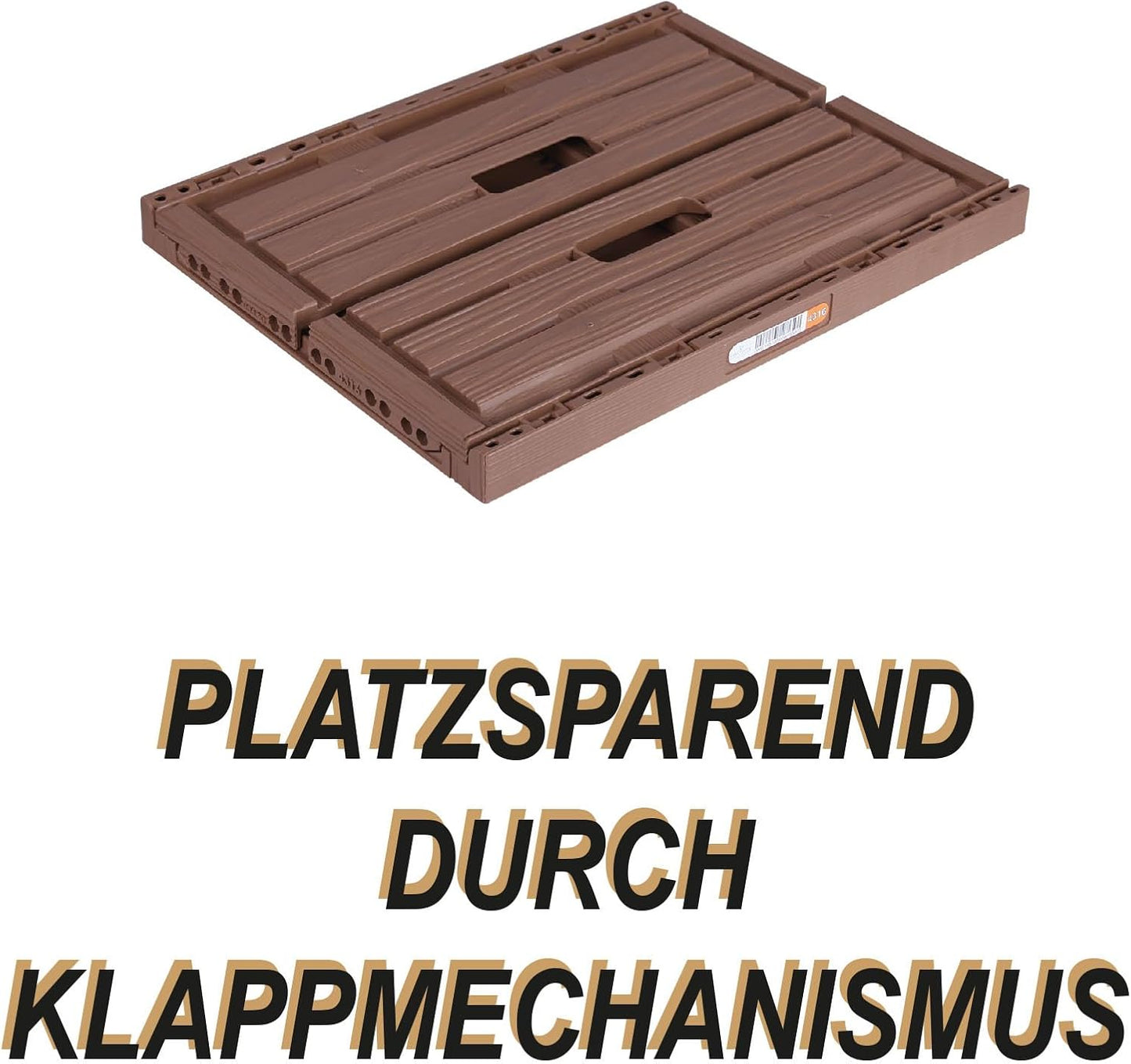 Stapelbare Faltboxen, 4 60 x 40 x 21,8cm