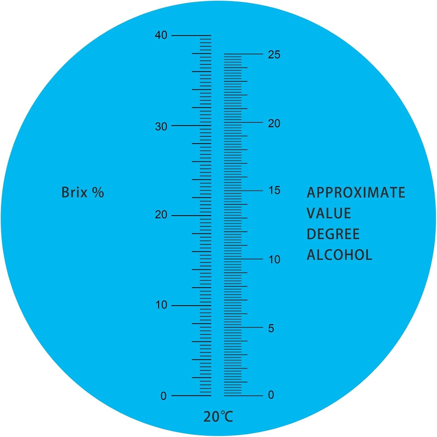 Refraktometer Brix & Alkohol für Wein & Bier