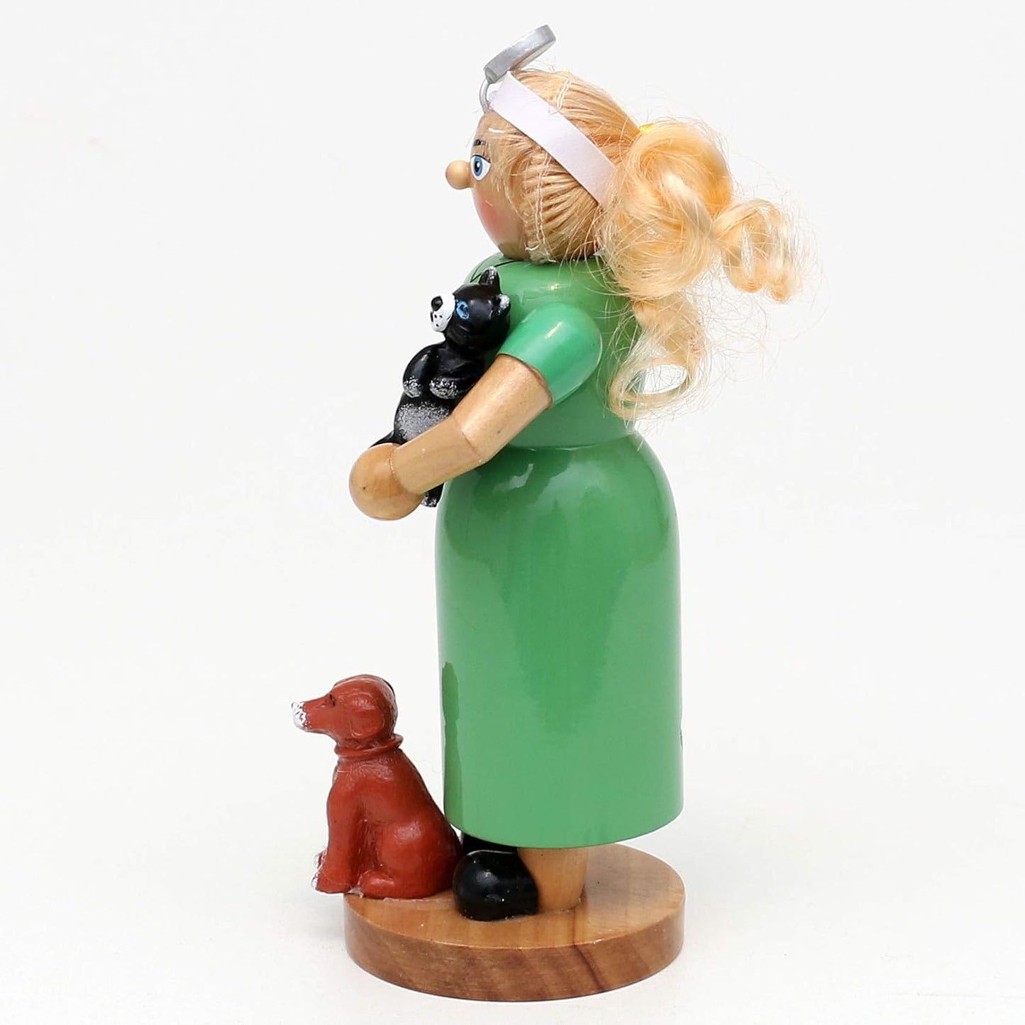 Räucherfigur Tierärztin, Tierärztin