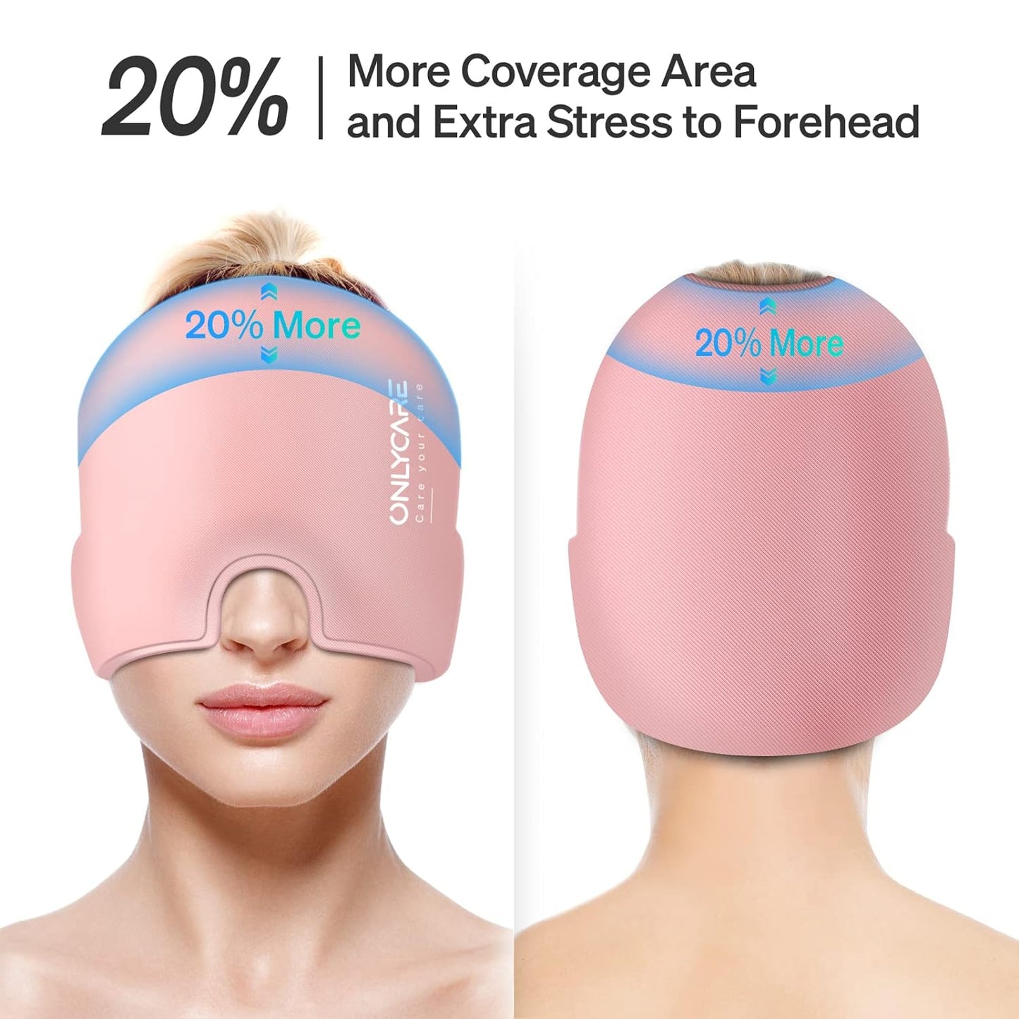 Migräne Relief Cap, Rosa