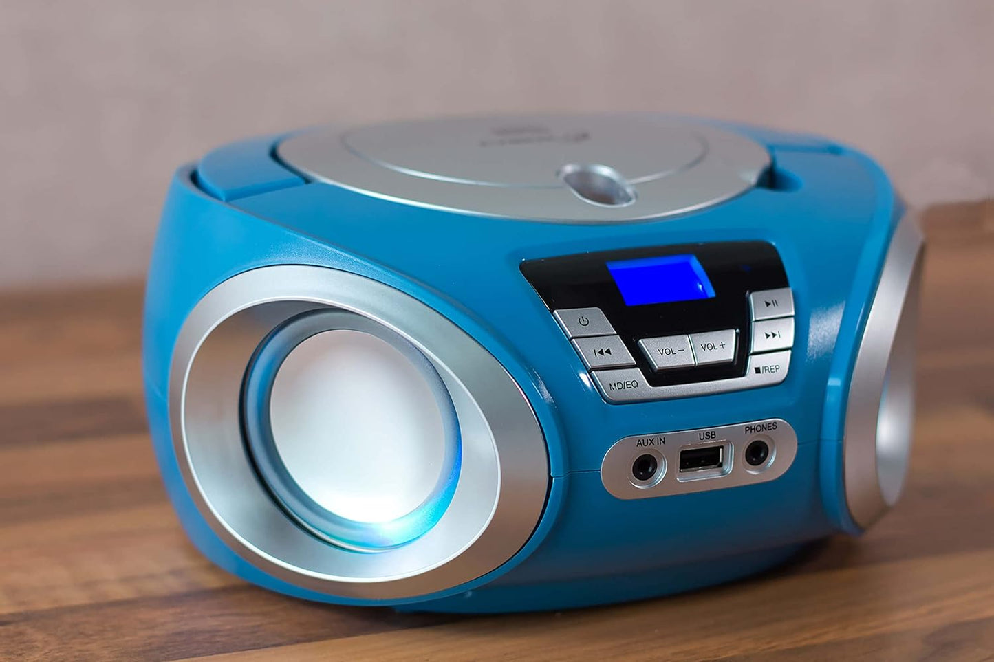 Tragbarer CD-Player, Cloudy Funky Blue