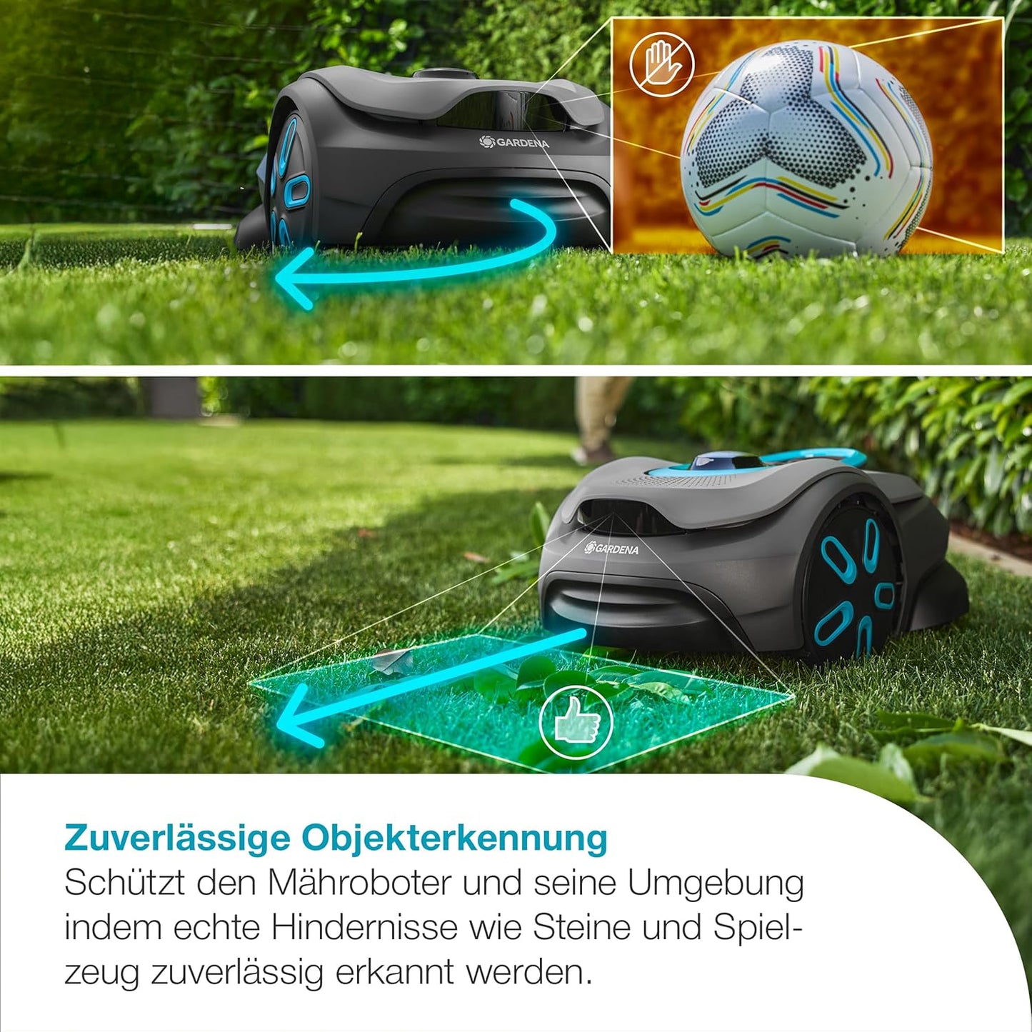 Mähroboter Sileno Sense mit KI-Technologie, Bis 600 m²