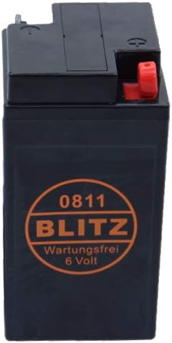 Gel Batterie 6V 12AH für Oldtimer-Motorräder