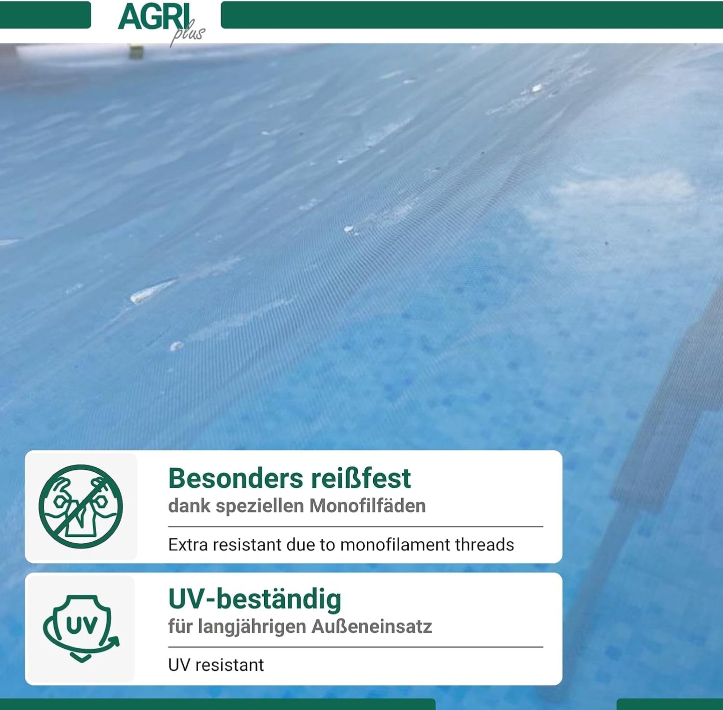 Poolnetz mit Ösen 3 x 5 m UV-stabil