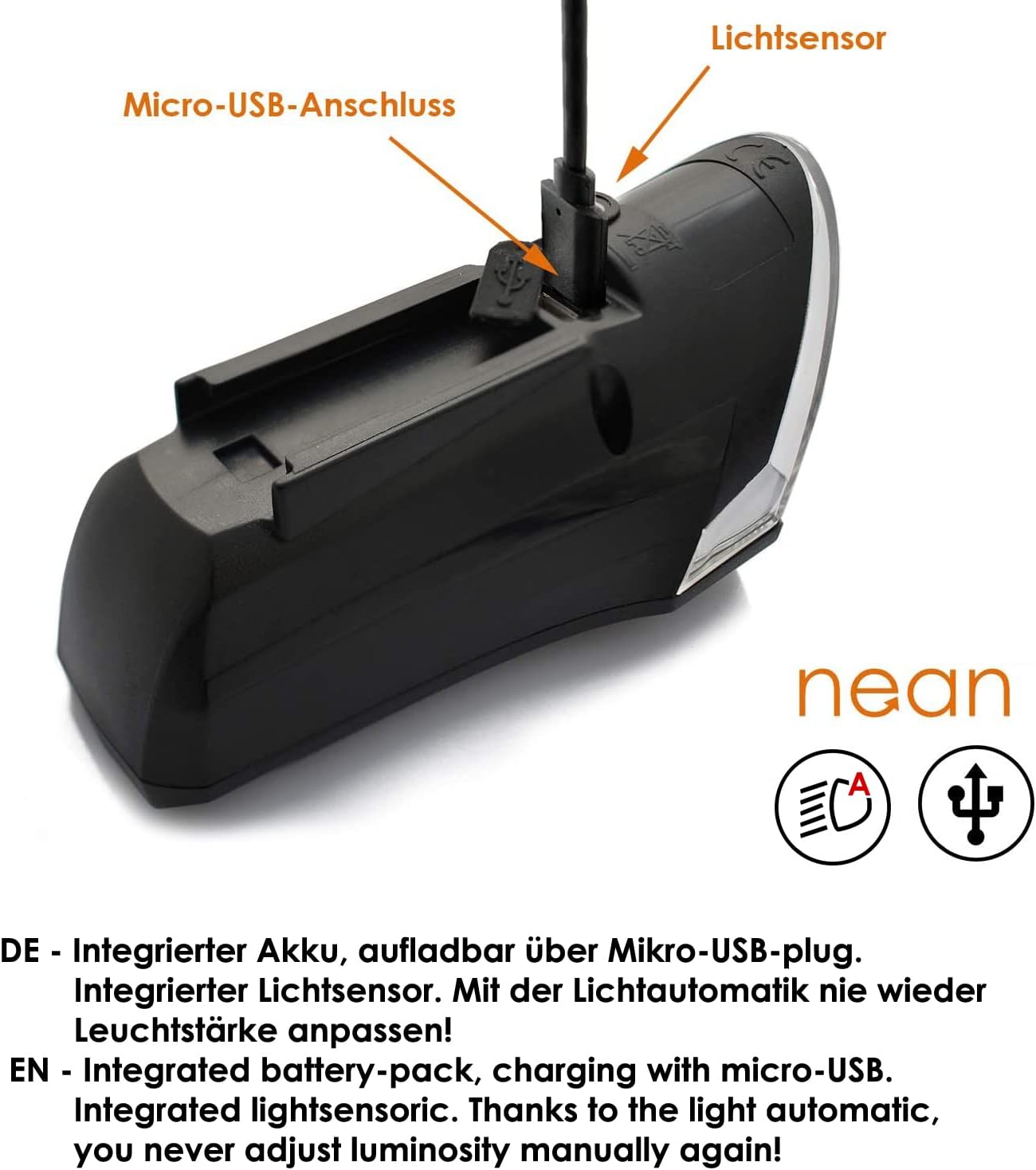 CREE Akku Frontscheinwerfer