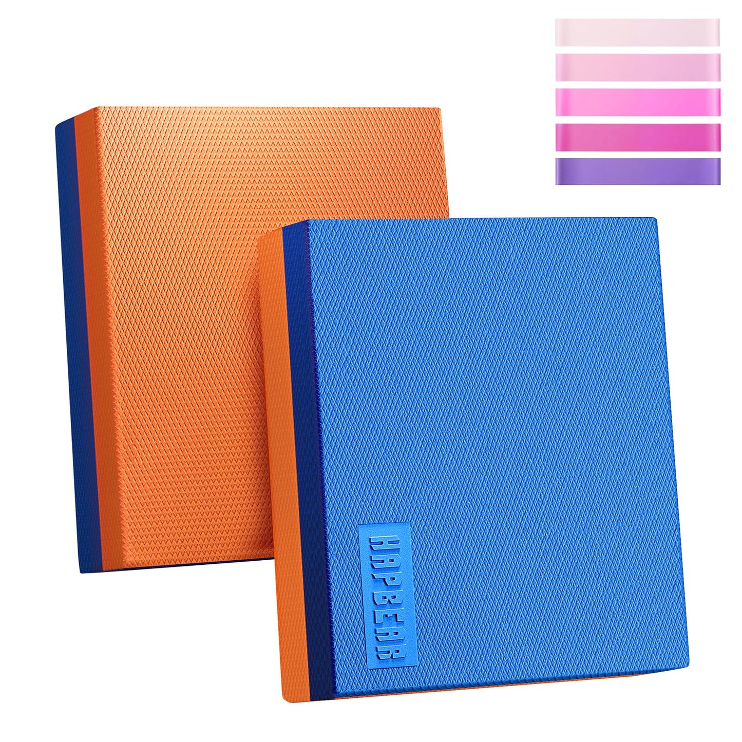 2er-Set Balance Pad, Blau/Orange - 2Stk