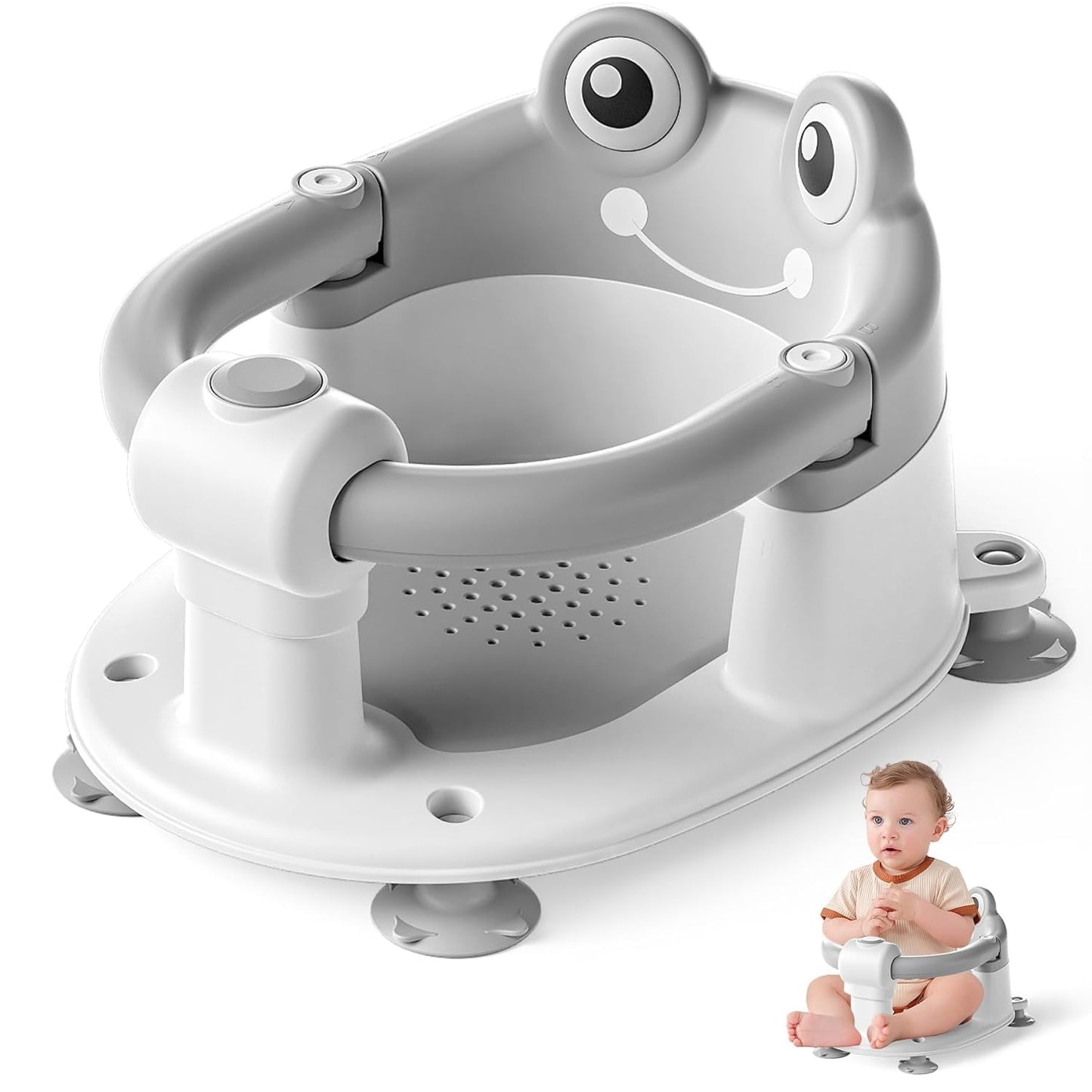 Rutschfester Baby-Badewannensitz ab 6 Monate