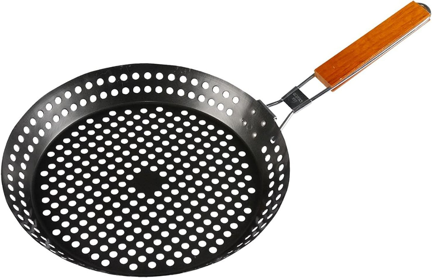 MG249 Grilllochpfanne zum fettfreien Grillen, silber-grau