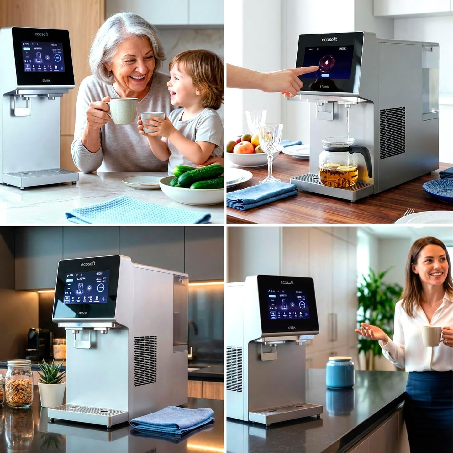 Spark Auftisch Osmoseanlage mit UV-Reinigung & App-Steuerung