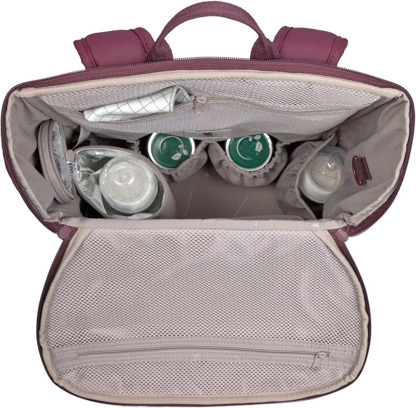 Slender Up - Wickelrucksack, Dunkelrot