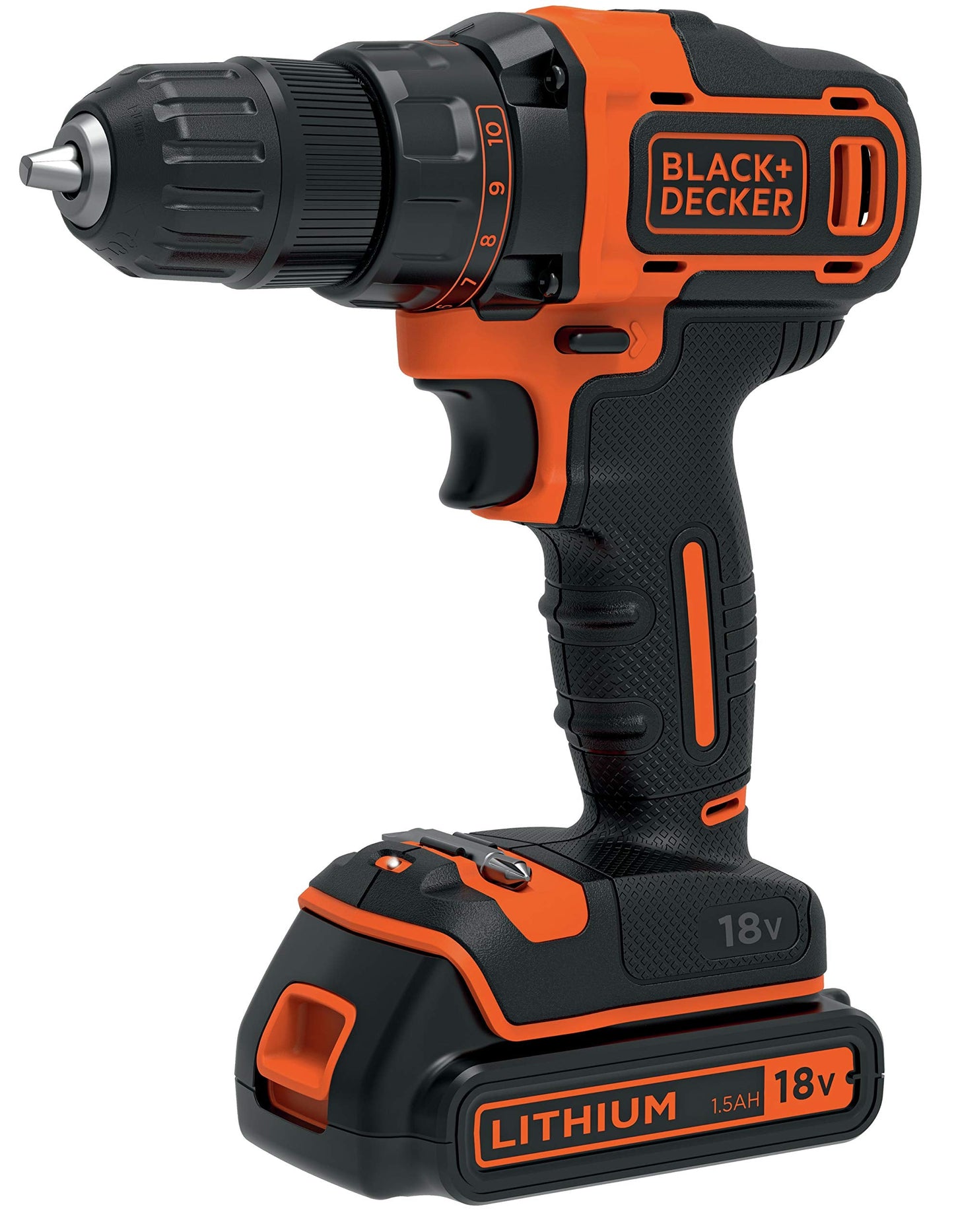 Akku-Bohrschrauber BDCDD186K, 18Volt, mit 1 Akku