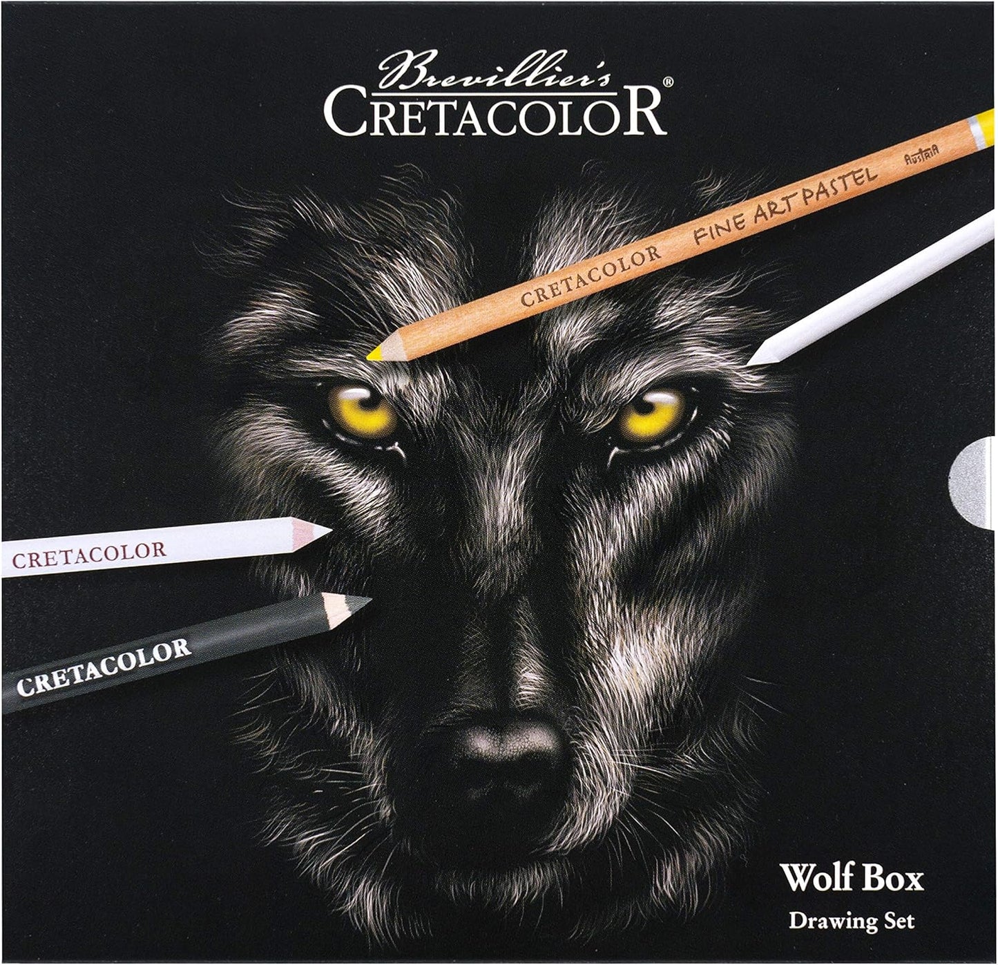 Wolf Box Schwarz-Weiss Zeichen Set, 25-teilig