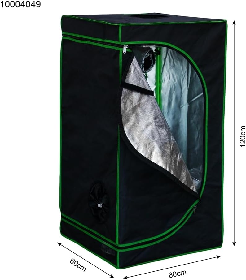 Indoor Growzelt-Set mit 3-in-1 Messgerät, 60x60x120 cm