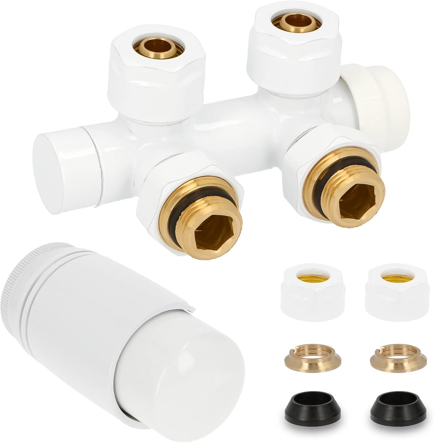 Multiblock Heizkörperthermostat, 1/2'' | Weiss