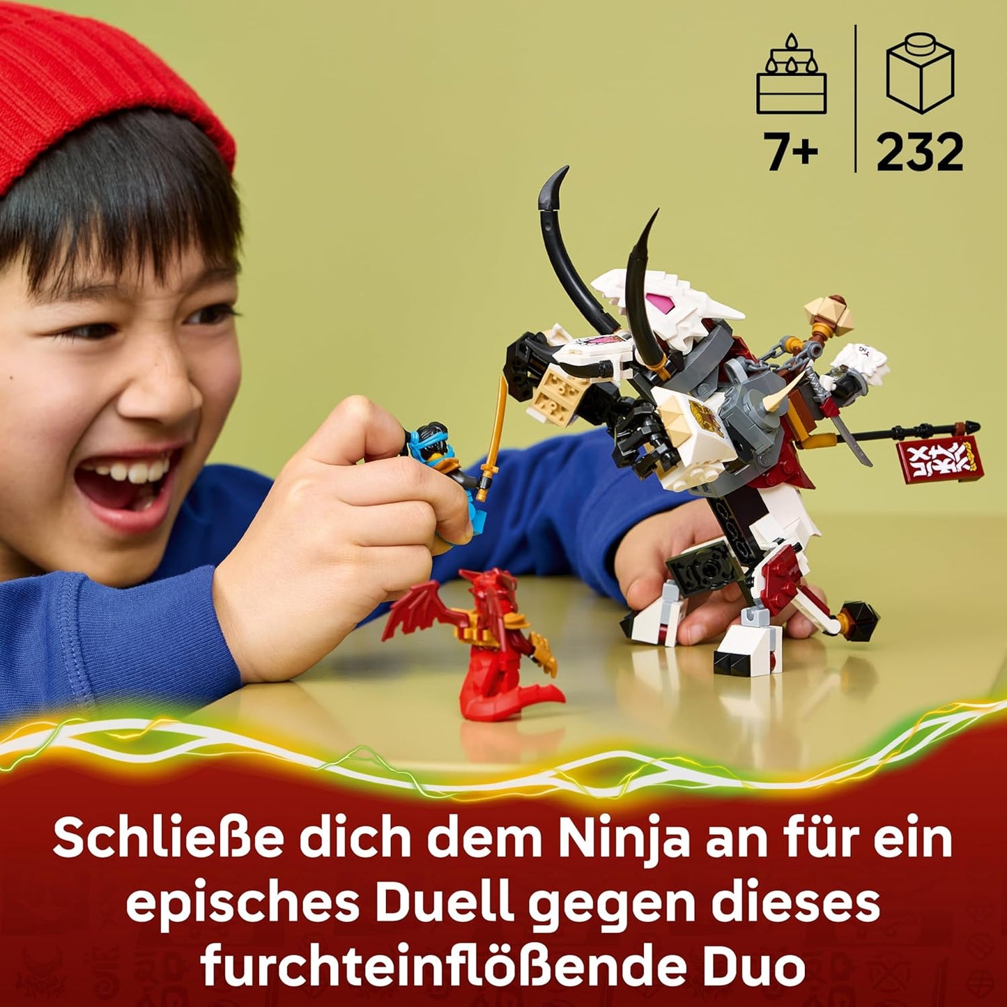 Zilvar auf seinem Drachentier Grimtak