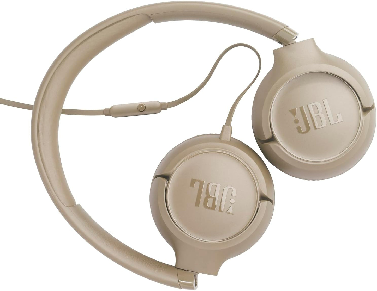 Tune 530 Comfort-Fit Wired On Ear Kopfhörer mit Mikrofon, beige