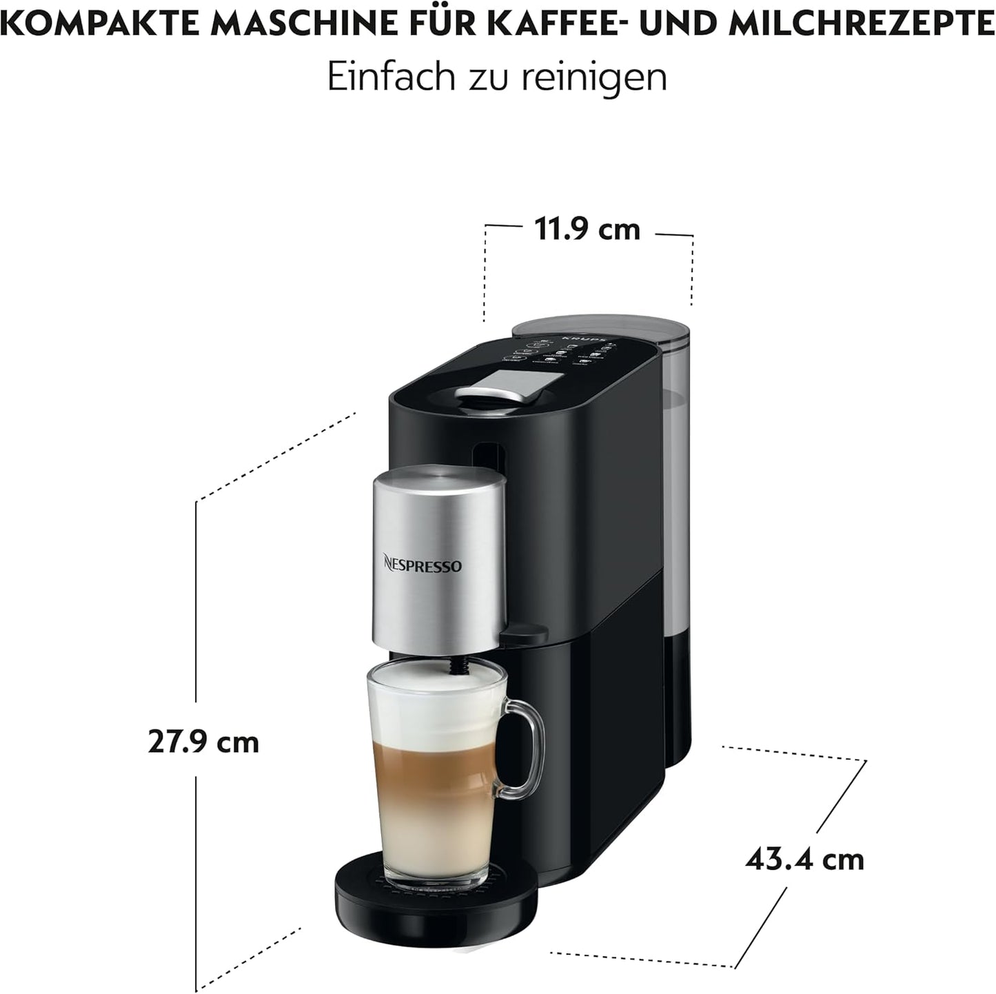Atelier Kaffeemaschine XN8908 mit Milchaufschäumer
