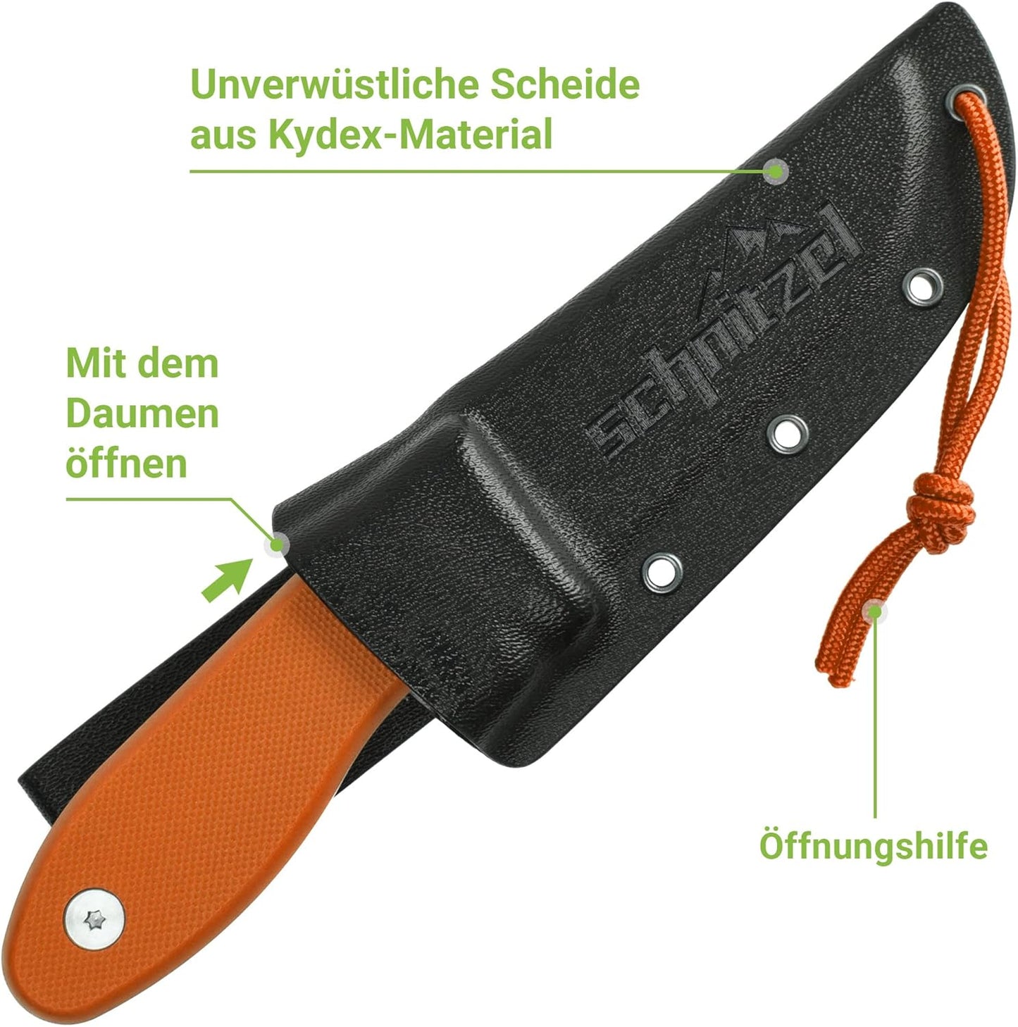 Kinderschnitzmesser, Orange