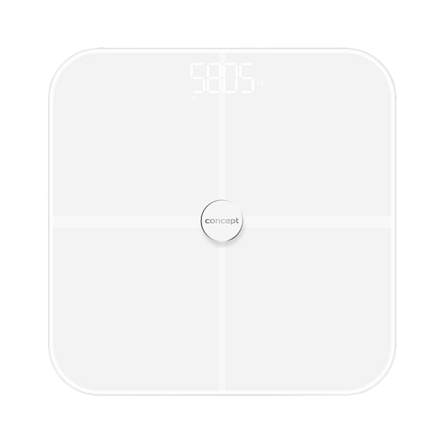 VO4010 Körperanalysewaage mit App und Bluetooth, White