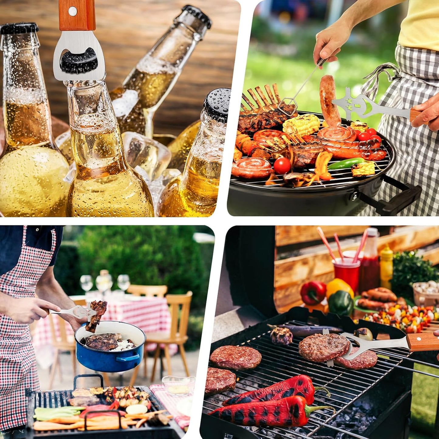 Multifunktionales Grillbesteck-Set
