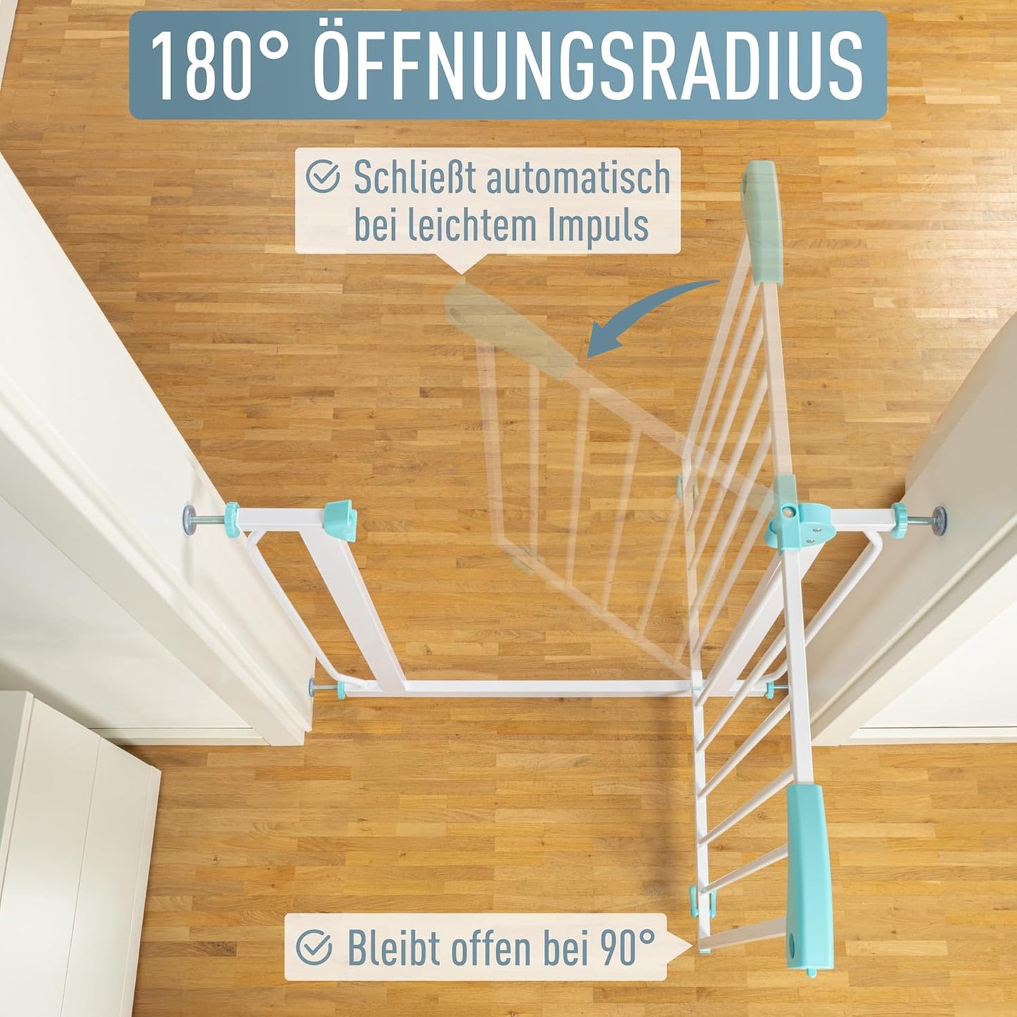 Treppenschutzgitter Berrin, 75 - 85 cm