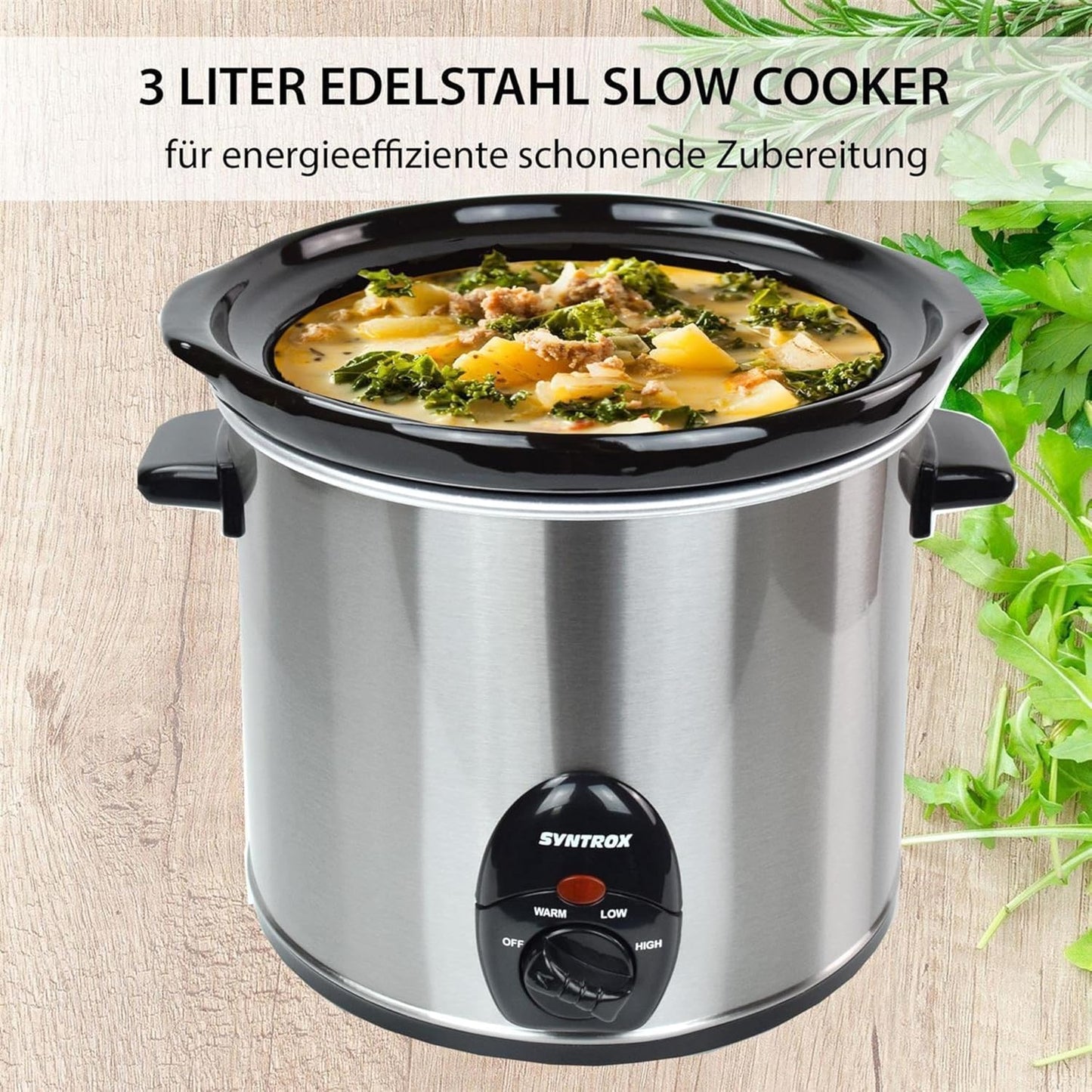 Slow Cooker Delira mit Warmhaltefunktion