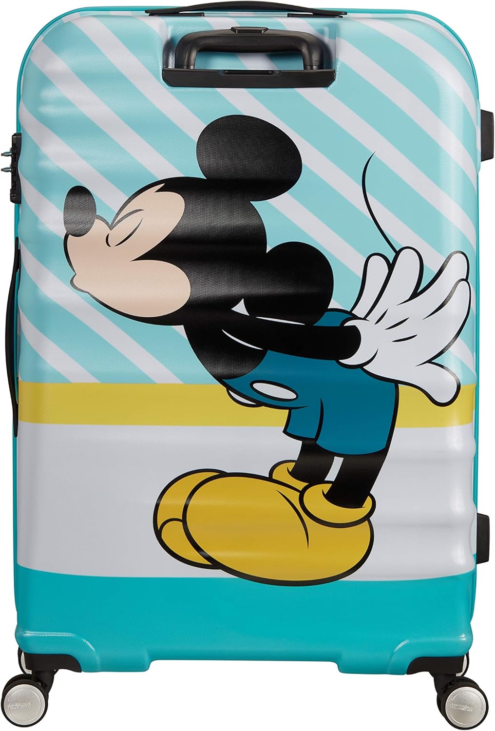 Wavebreaker Disney Hartschalenkoffer, Multicolour (Mickey Blue Kiss) L(77 cm - 96 L)