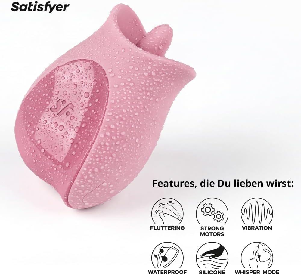 Tongue Lover Zungen- und Auflegevibrator mit 8 Modi