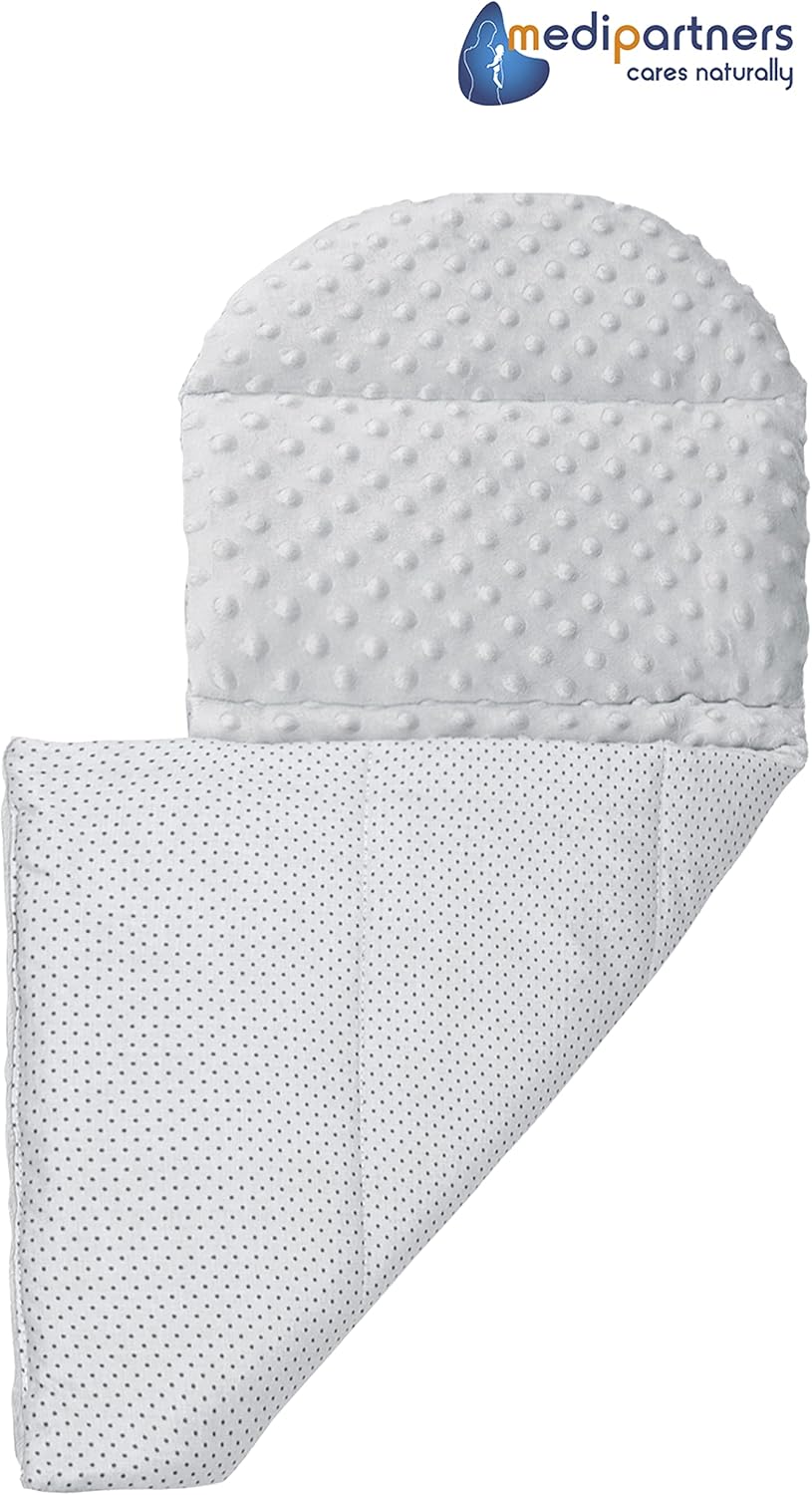 5-teiliges Babynest-Set, Reh mit Grauem Minky