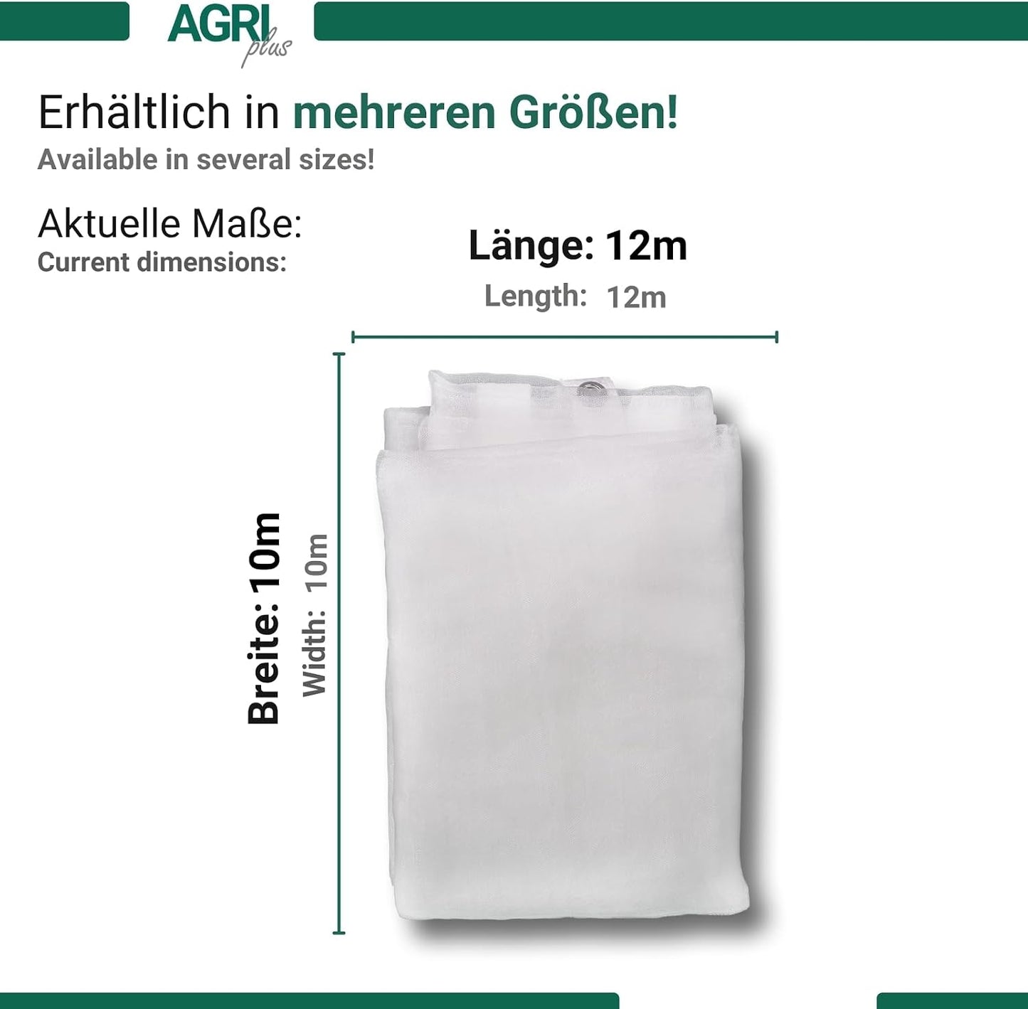 Poolnetz 10 x 12 m UV-stabil