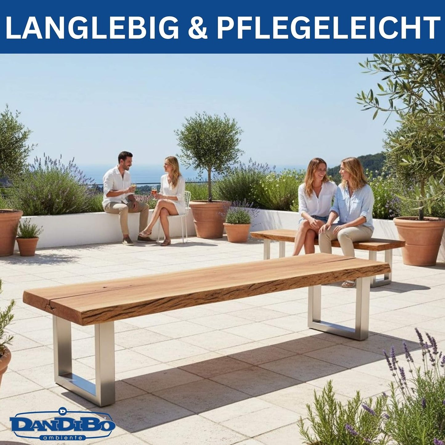 2er-Set Bankgestelle 96675, 43 x 30 cm