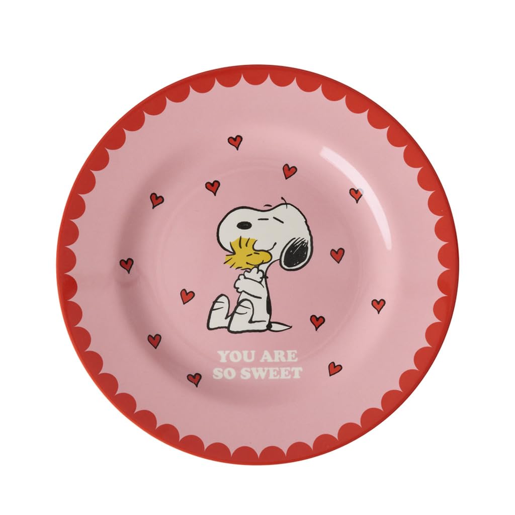 Melamin Beilagenteller mit Snoopy Print (BPA-frei)